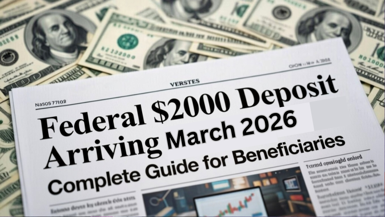 Federal $2,000 Deposit Arriving March 2026: Complete Guide for Beneficiaries